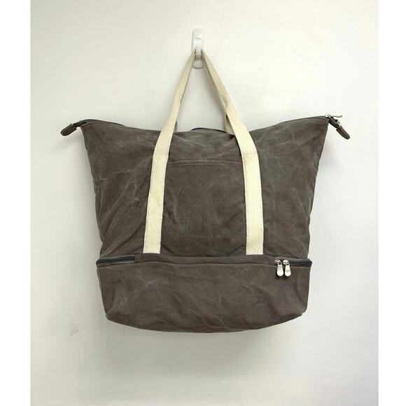 Lo & Sons Catalina Deluxe Cotton Canvas Travel Weekender Large Tote Thistle - Picture 3 of 16